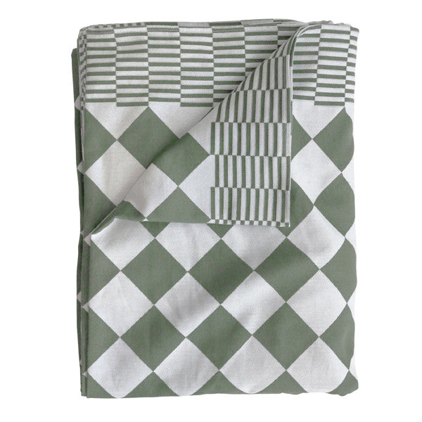Traditional Dutch table cloth - green